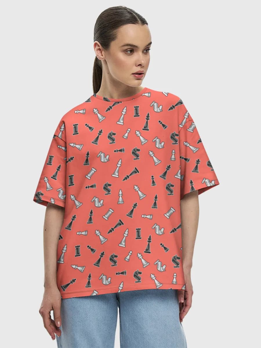 Women's oversized cotton T-shirt