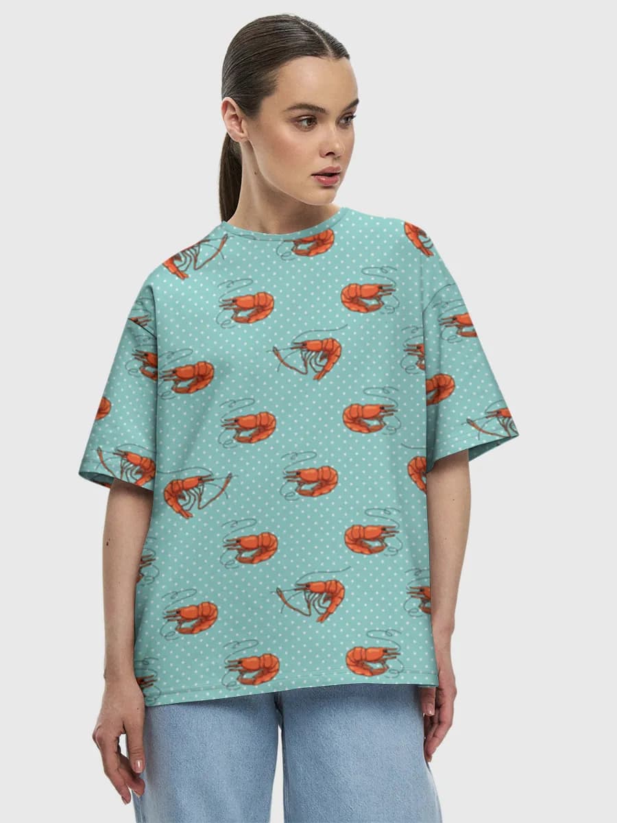 Women's oversized cotton T-shirt