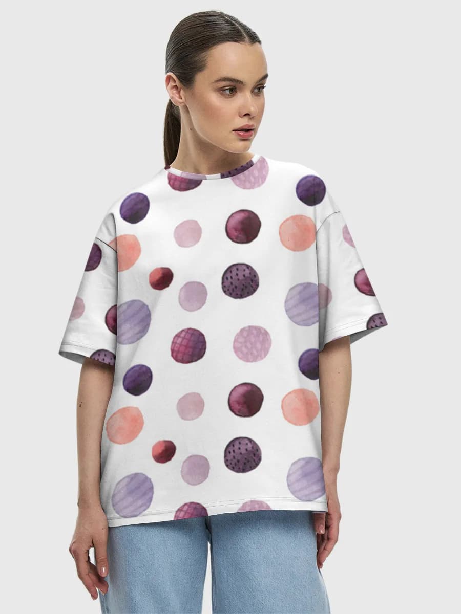 Women's oversized cotton T-shirt