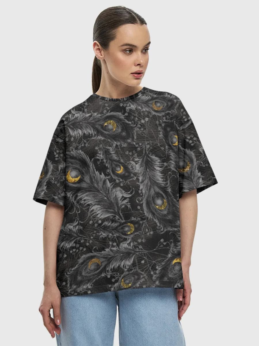 Women's oversized cotton T-shirt