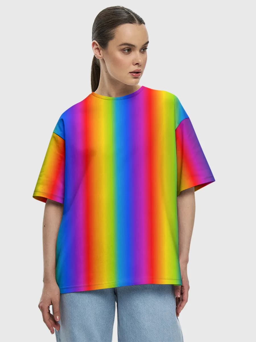 Women's oversized cotton T-shirt