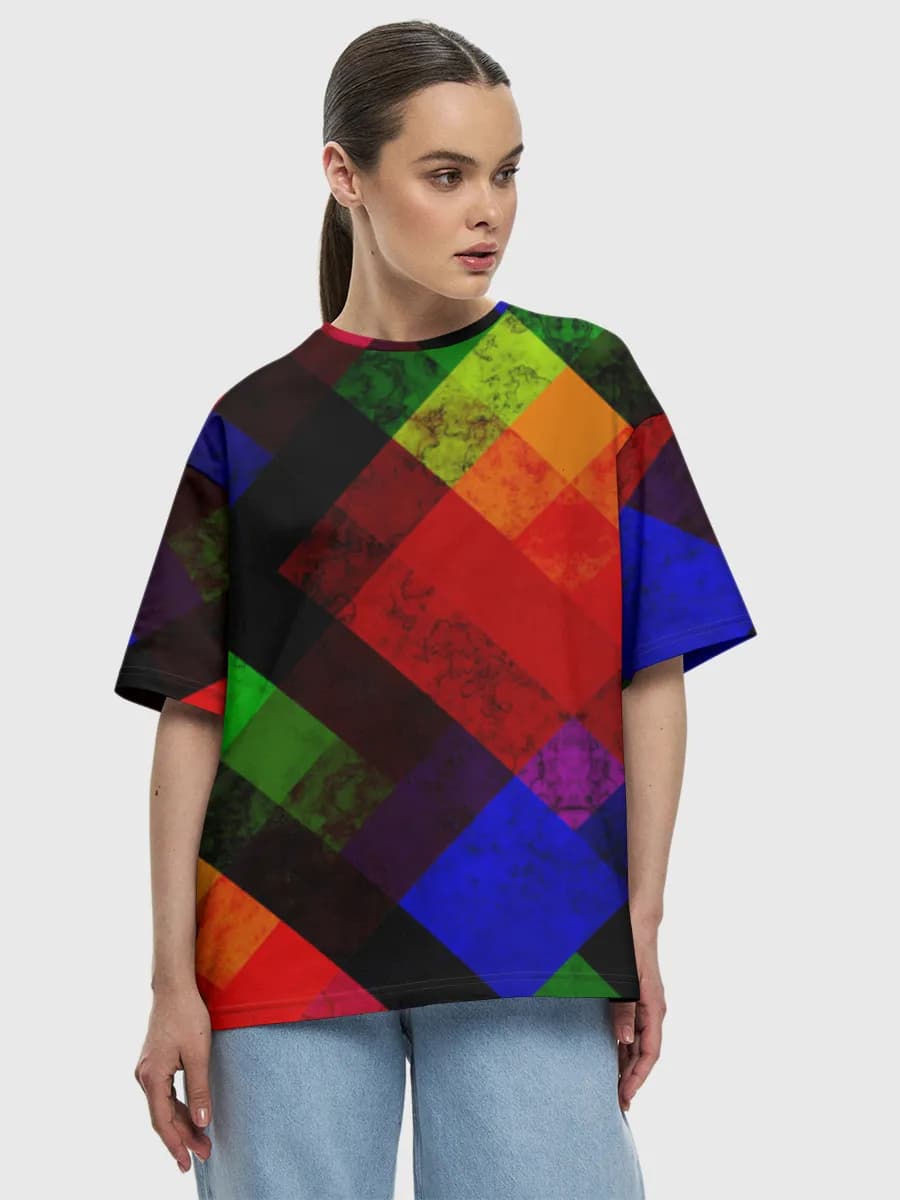 Women's oversized cotton T-shirt