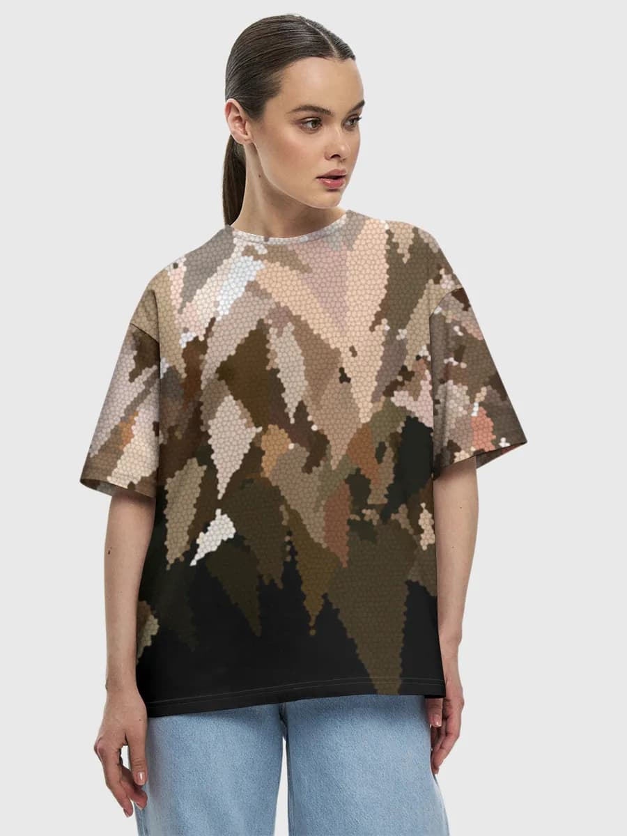 Women's oversized cotton T-shirt