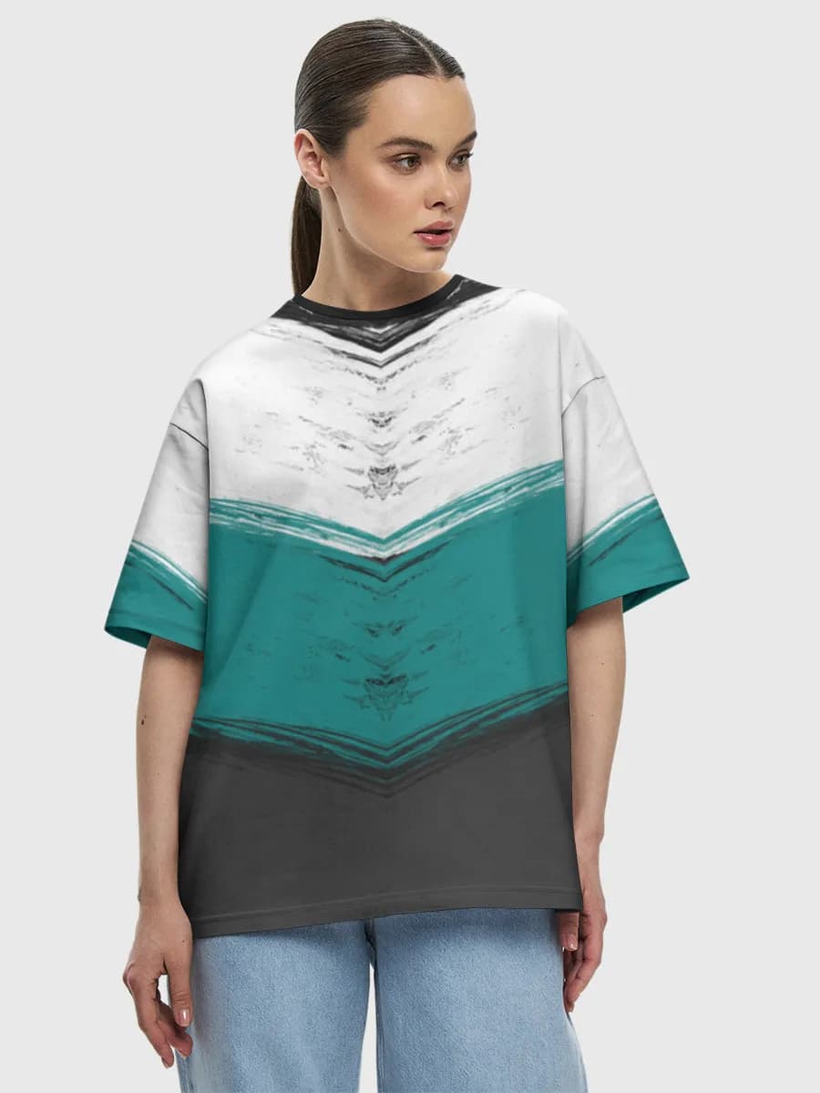 Women's oversized cotton T-shirt