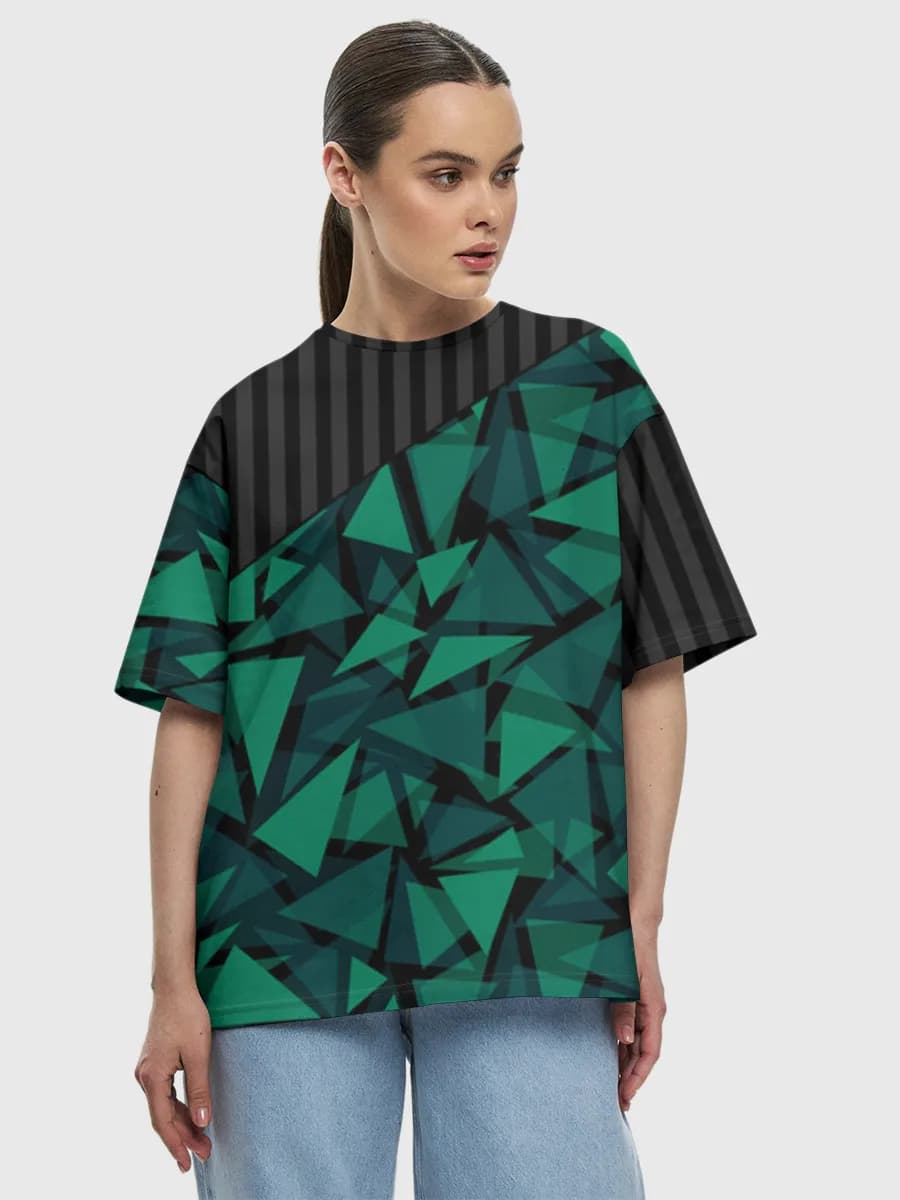 Women's oversized cotton T-shirt