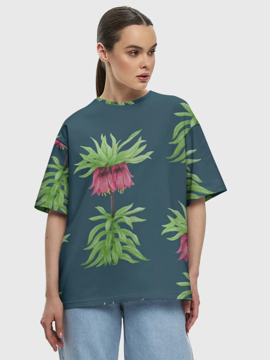 Women's oversized cotton T-shirt