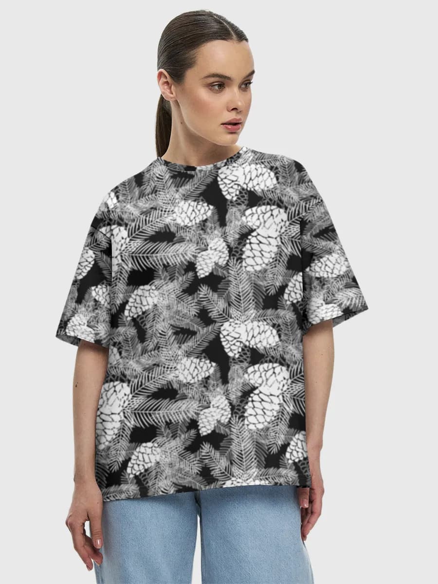 Women's oversized cotton T-shirt
