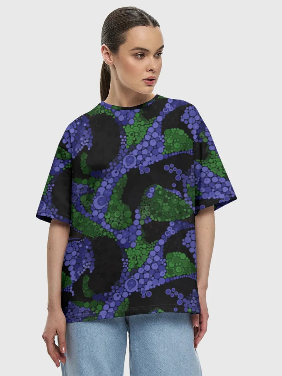 Women's oversized cotton T-shirt