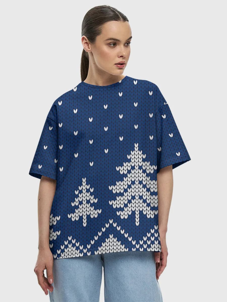 Nordic Winter Knit Scene