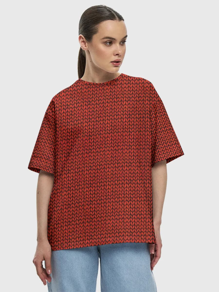 Women's oversized cotton T-shirt