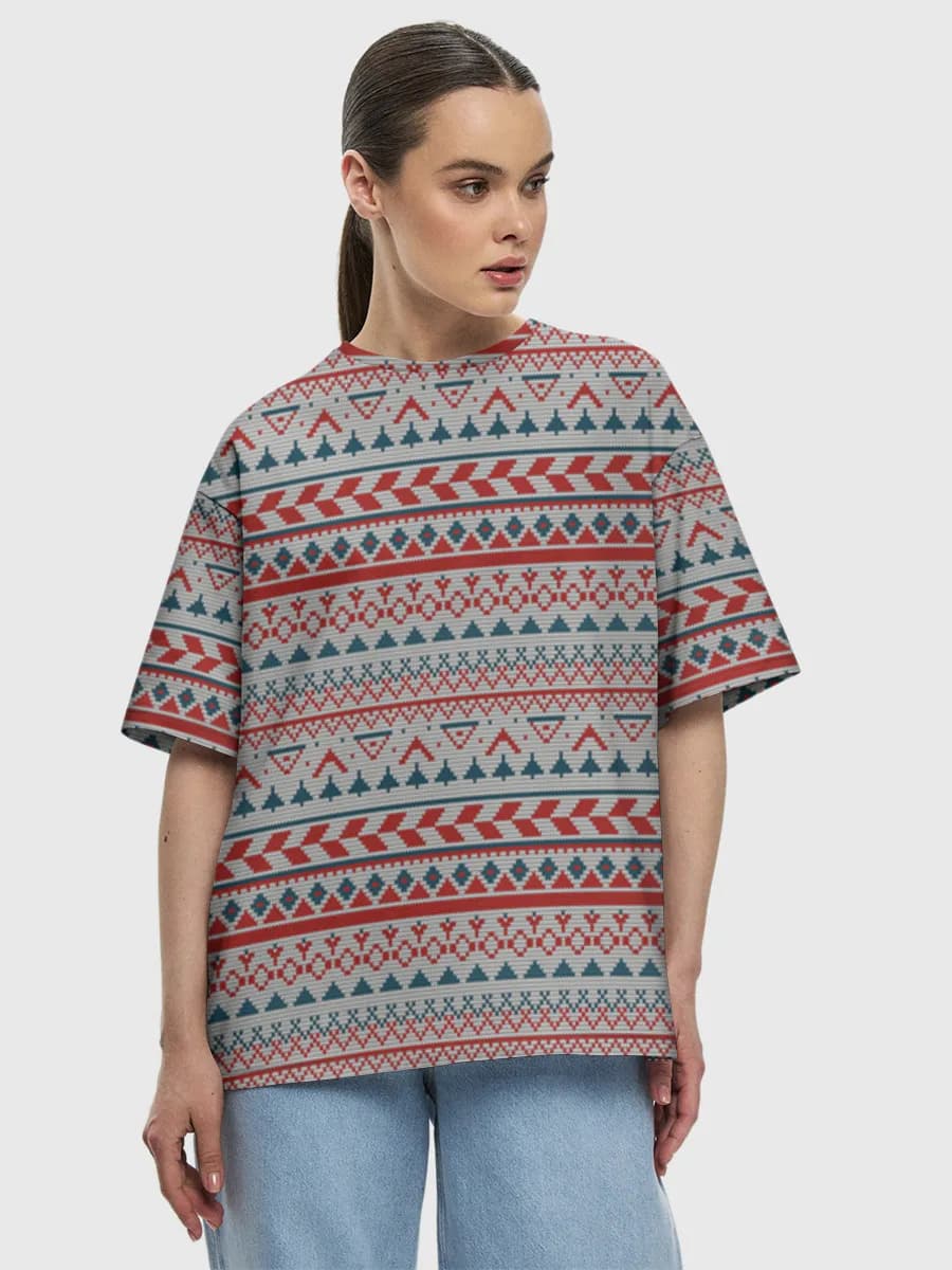 Women's oversized cotton T-shirt