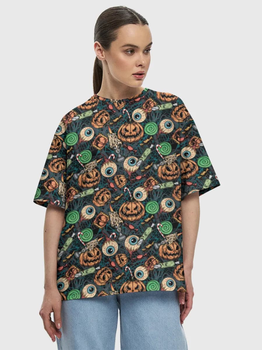 Spooky Halloween Candy Collage