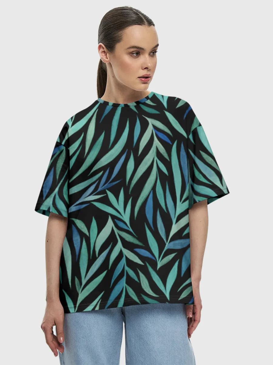 Women's oversized cotton T-shirt