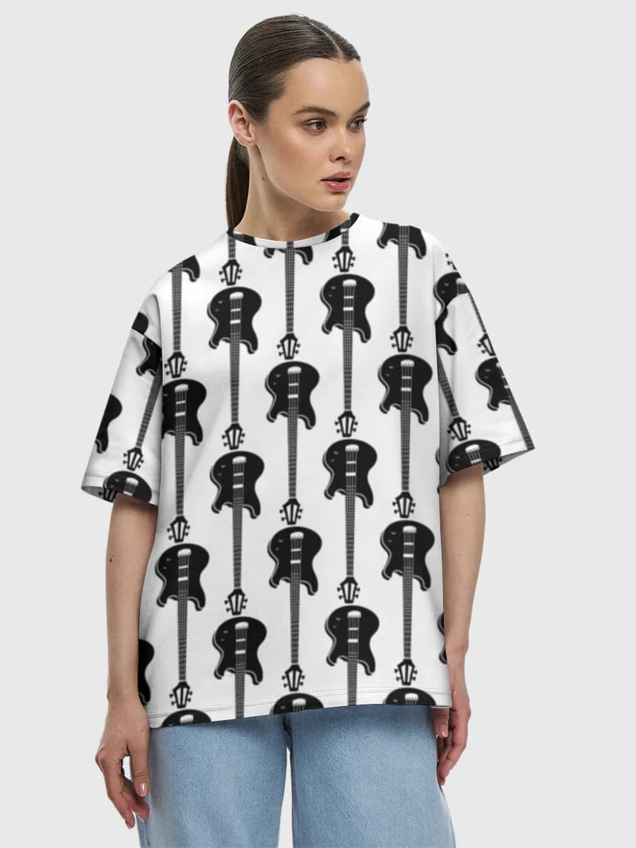Women's oversized cotton T-shirt
