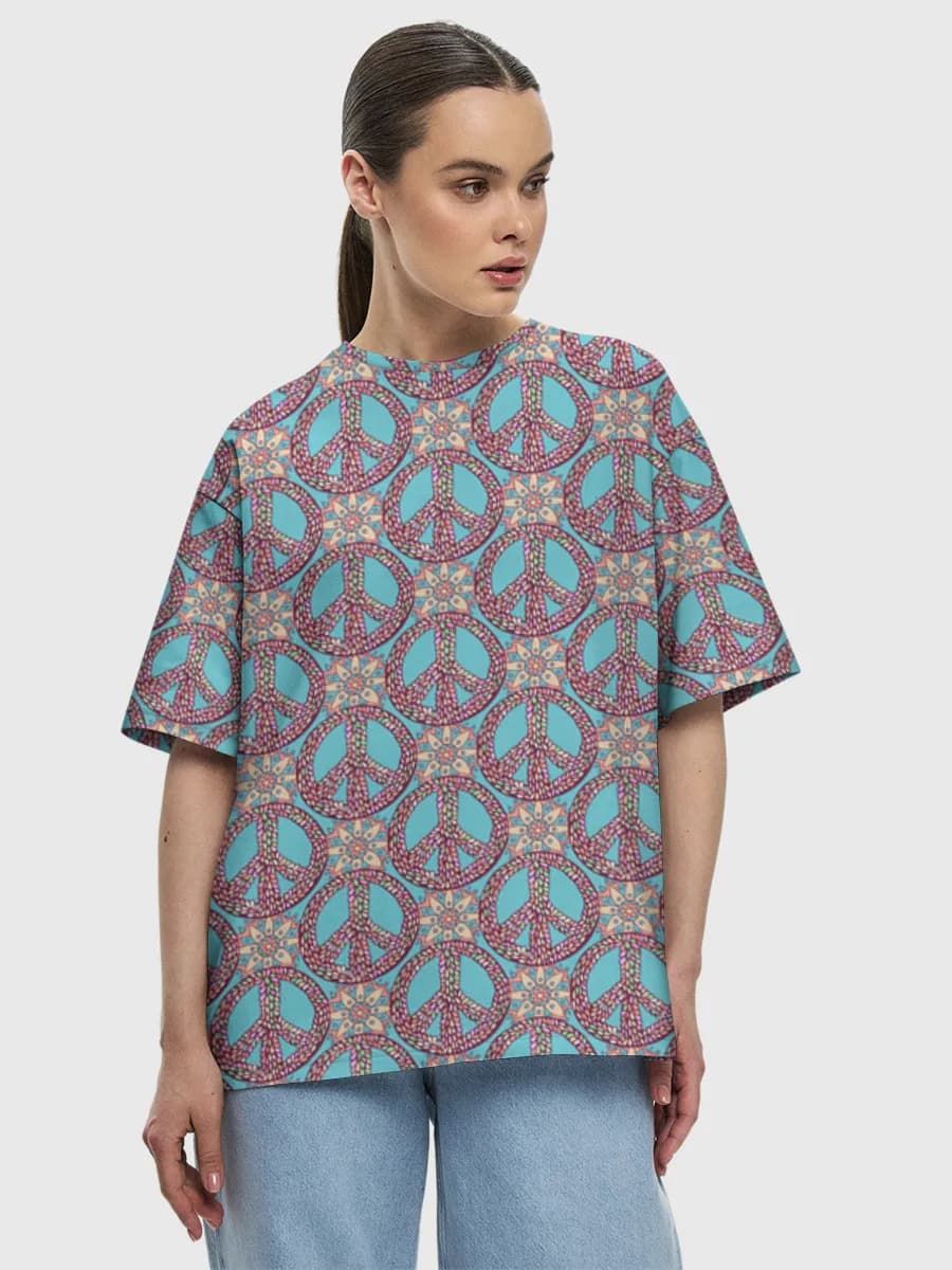 Women's oversized cotton T-shirt