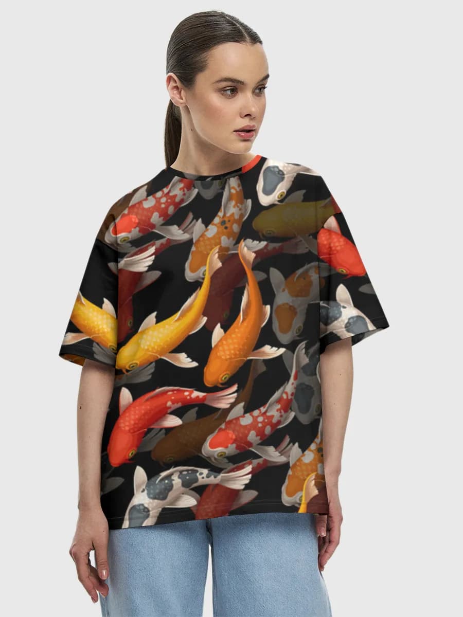 Women's oversized cotton T-shirt