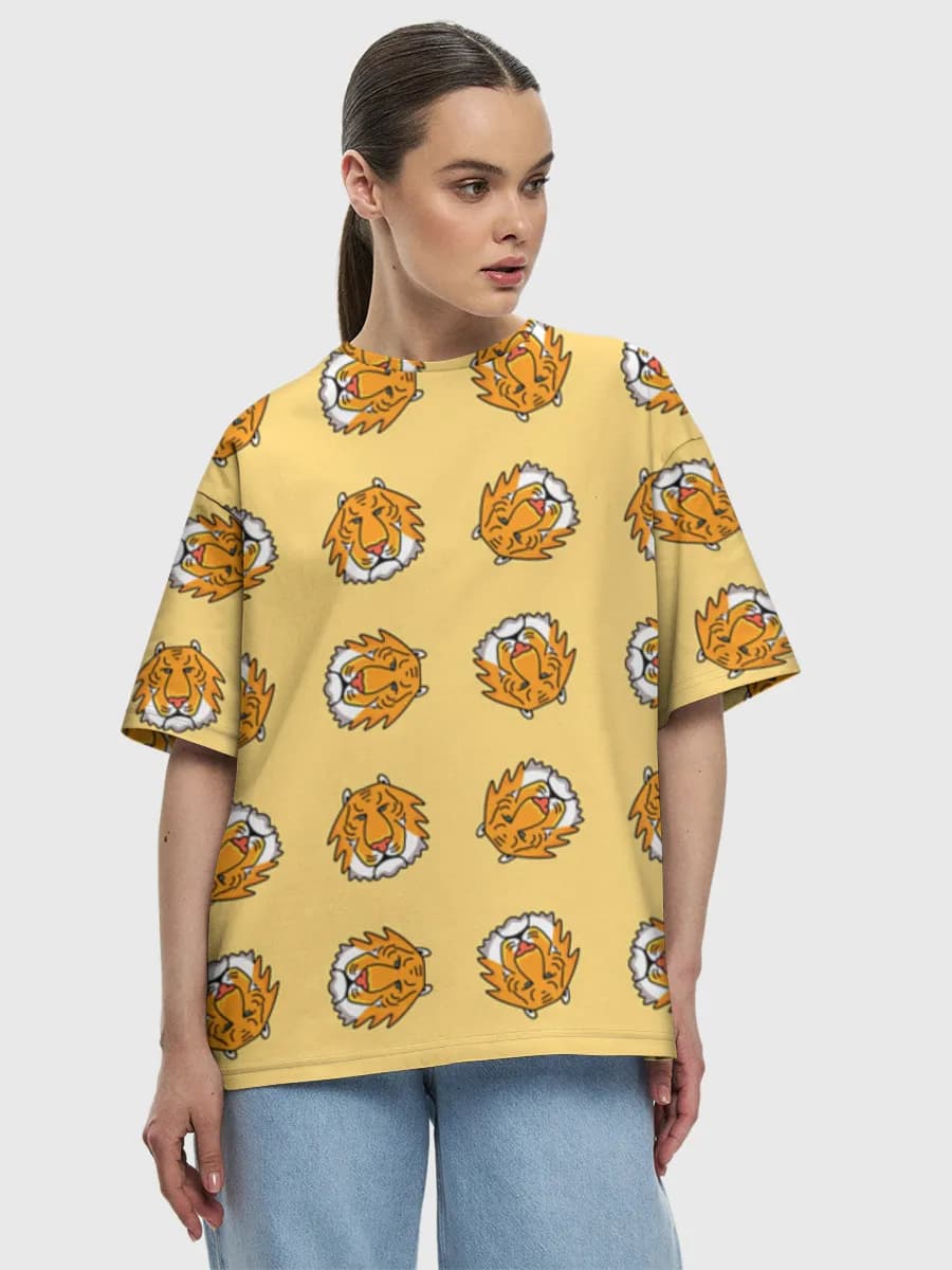 Women's oversized cotton T-shirt