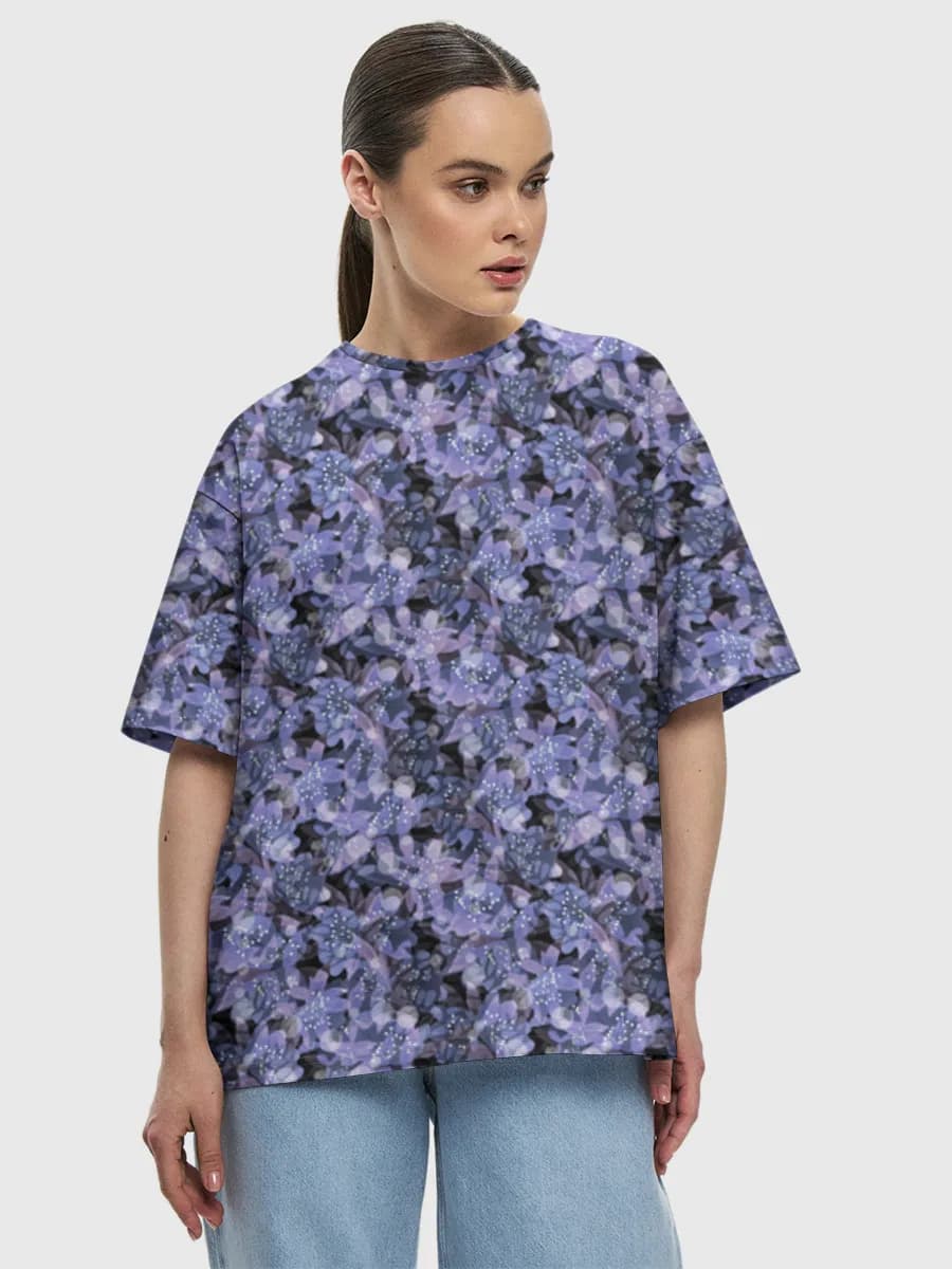 Women's oversized cotton T-shirt