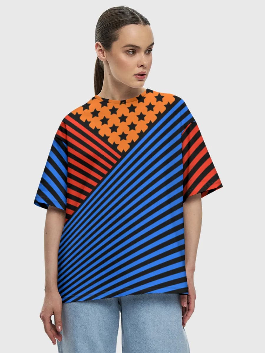 Women's oversized cotton T-shirt