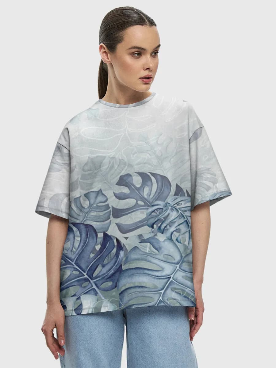 Women's oversized cotton T-shirt