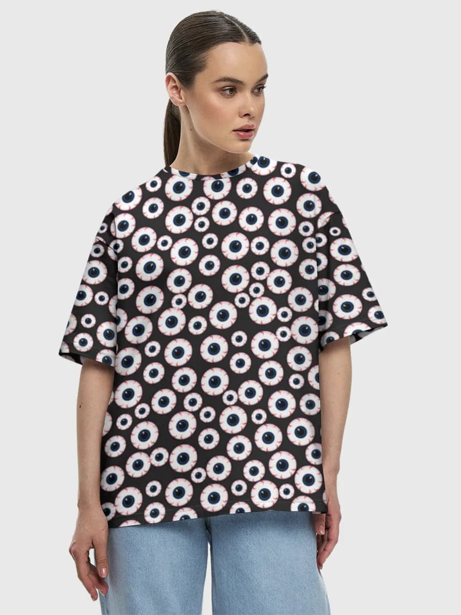 Women's oversized cotton T-shirt