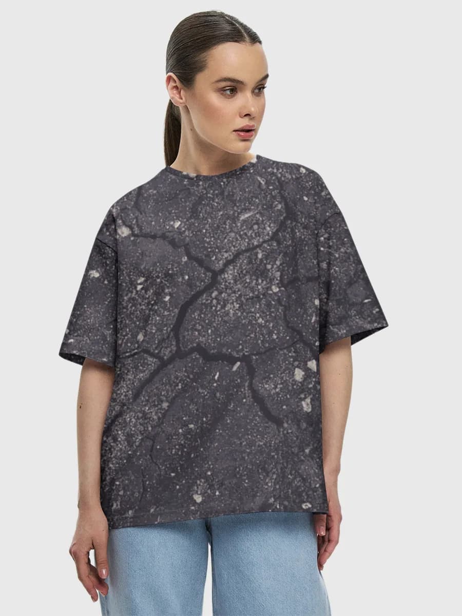 Women's oversized cotton T-shirt