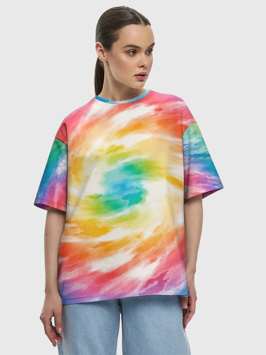 Women's oversized cotton T-shirt