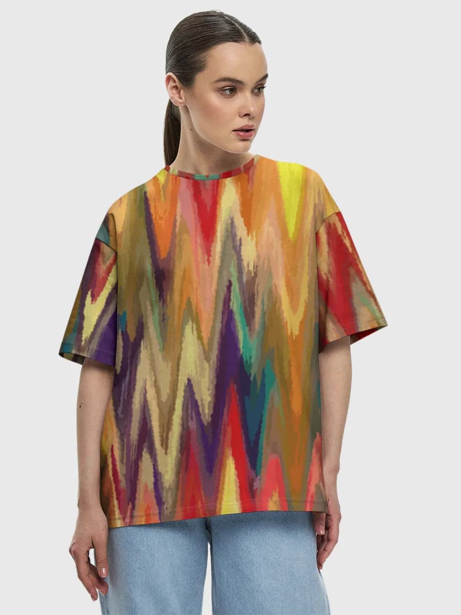 Women's oversized cotton T-shirt