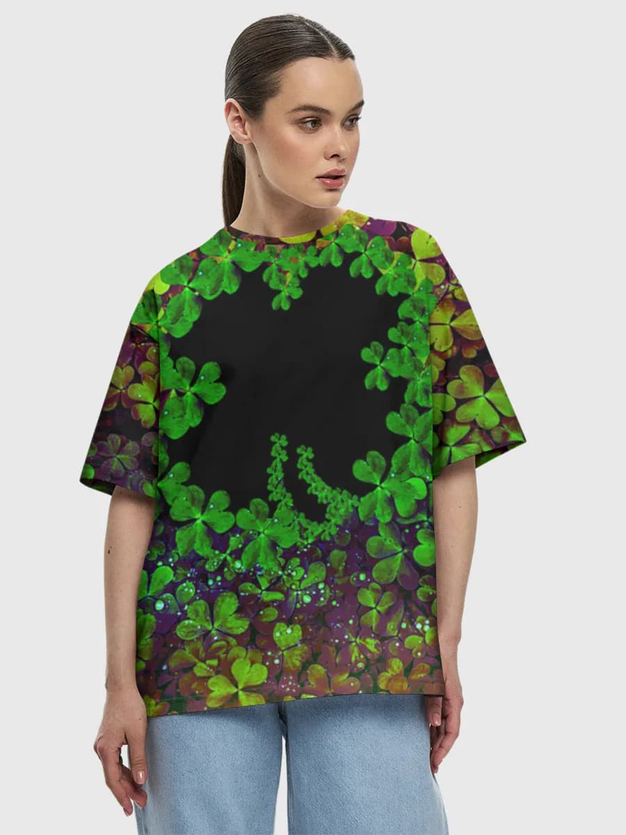 Women's oversized cotton T-shirt