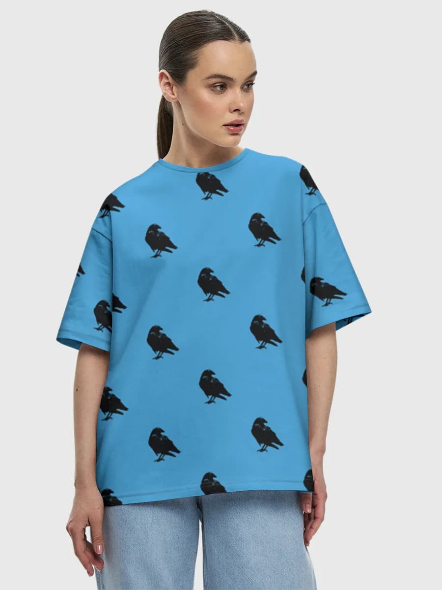 Women's oversized cotton T-shirt