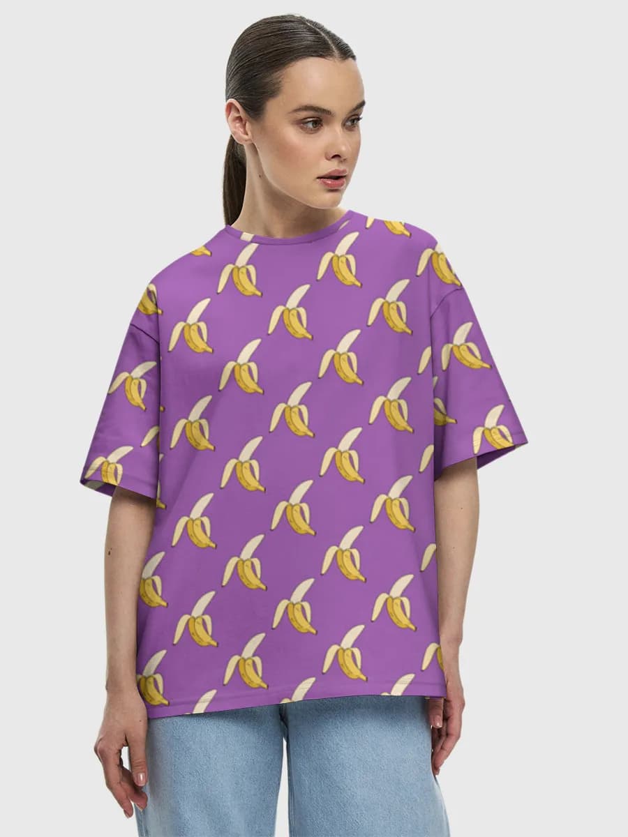Women's oversized cotton T-shirt