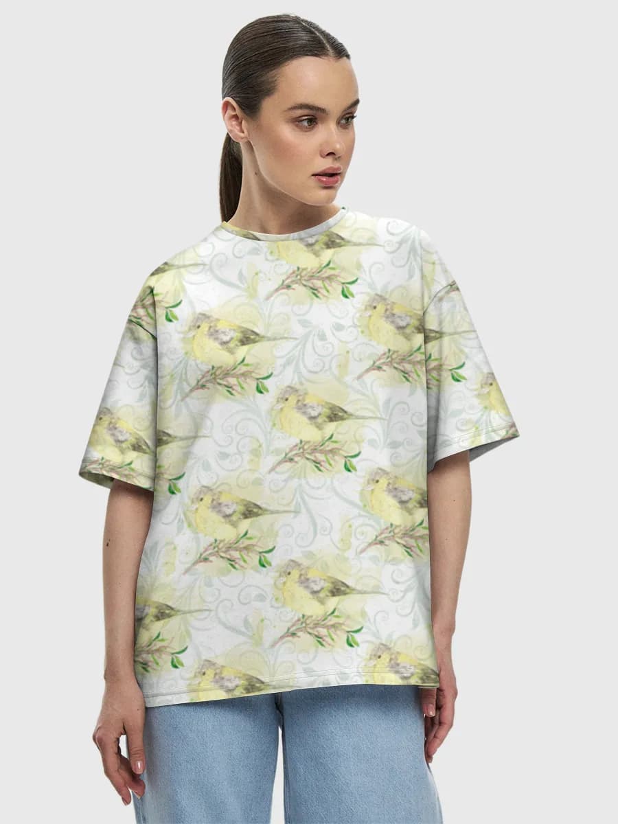 Women's oversized cotton T-shirt