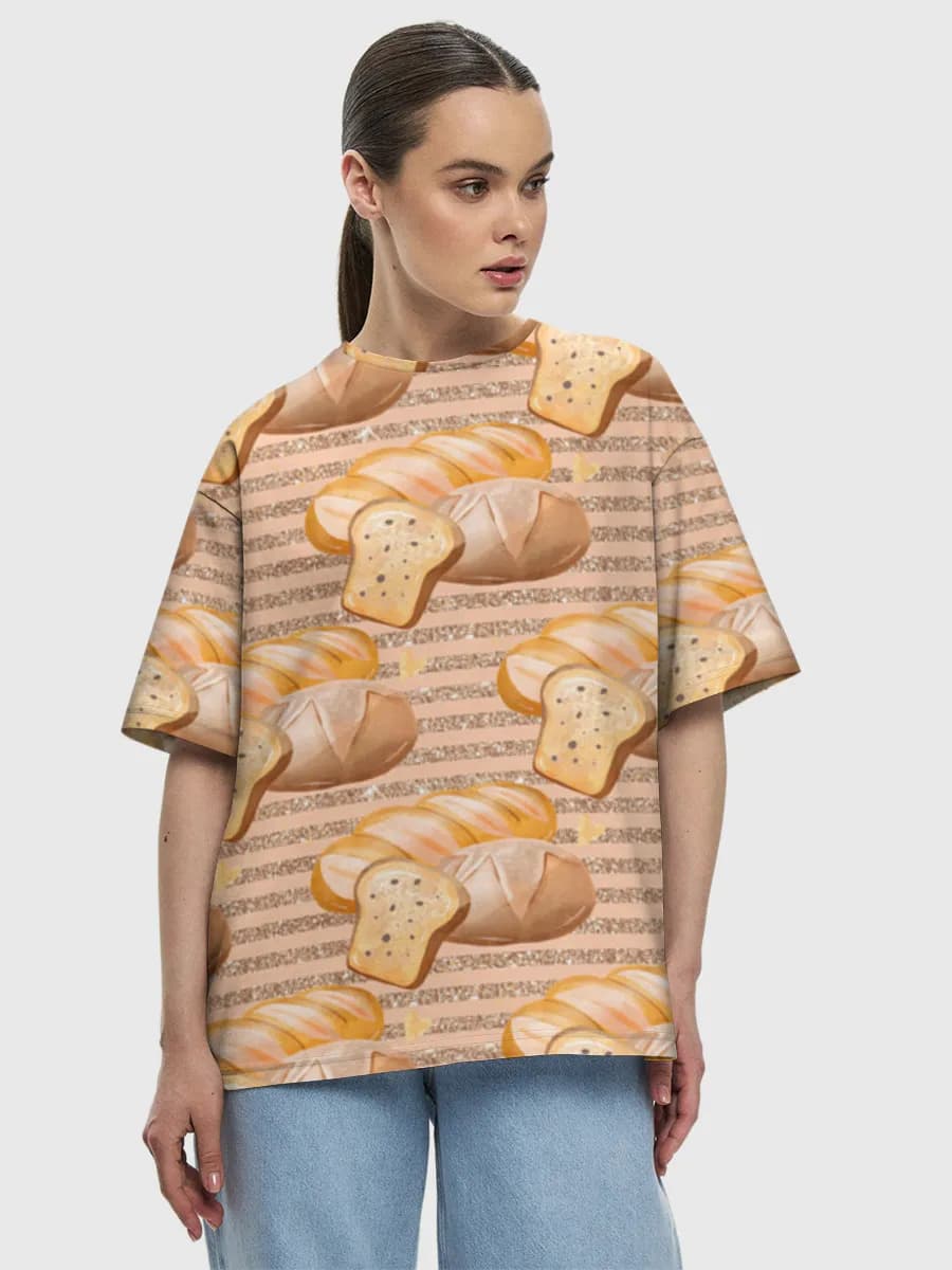 Women's oversized cotton T-shirt