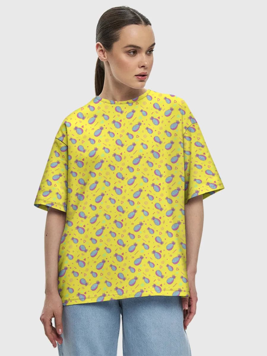 Women's oversized cotton T-shirt