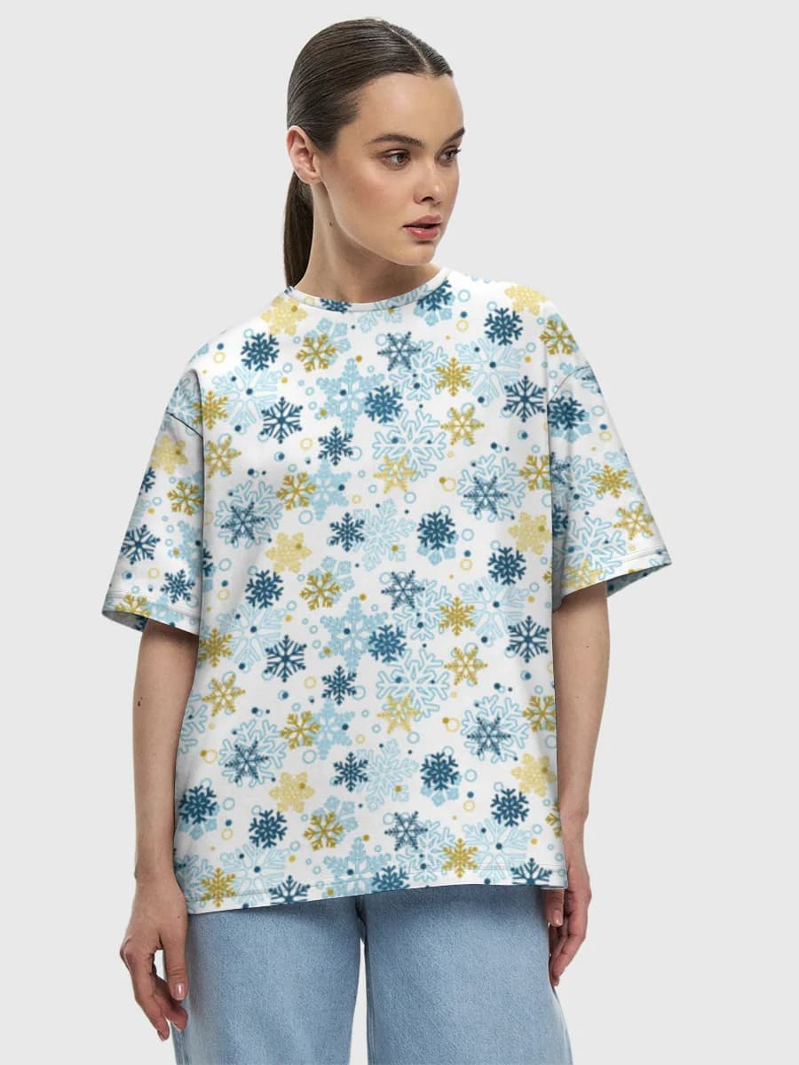 Women's oversized cotton T-shirt