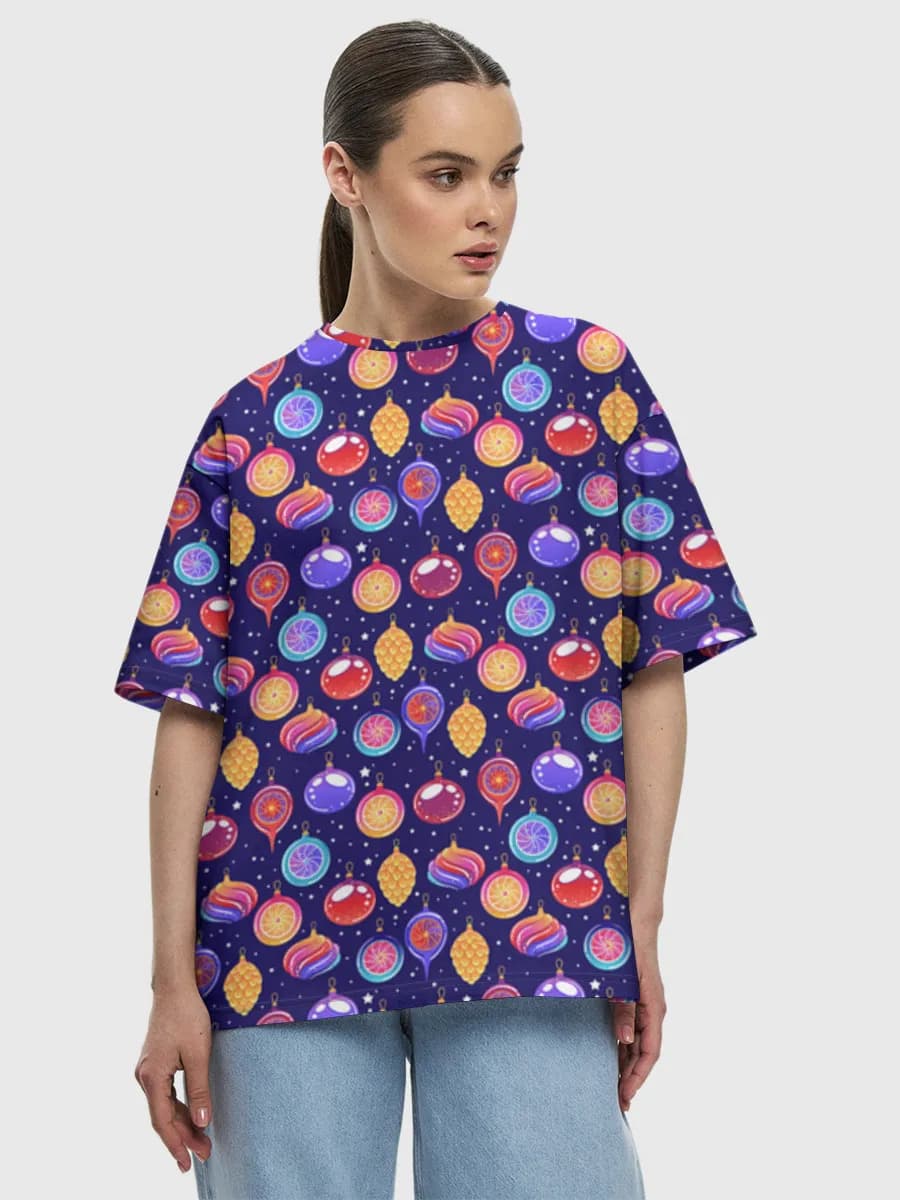Women's oversized cotton T-shirt