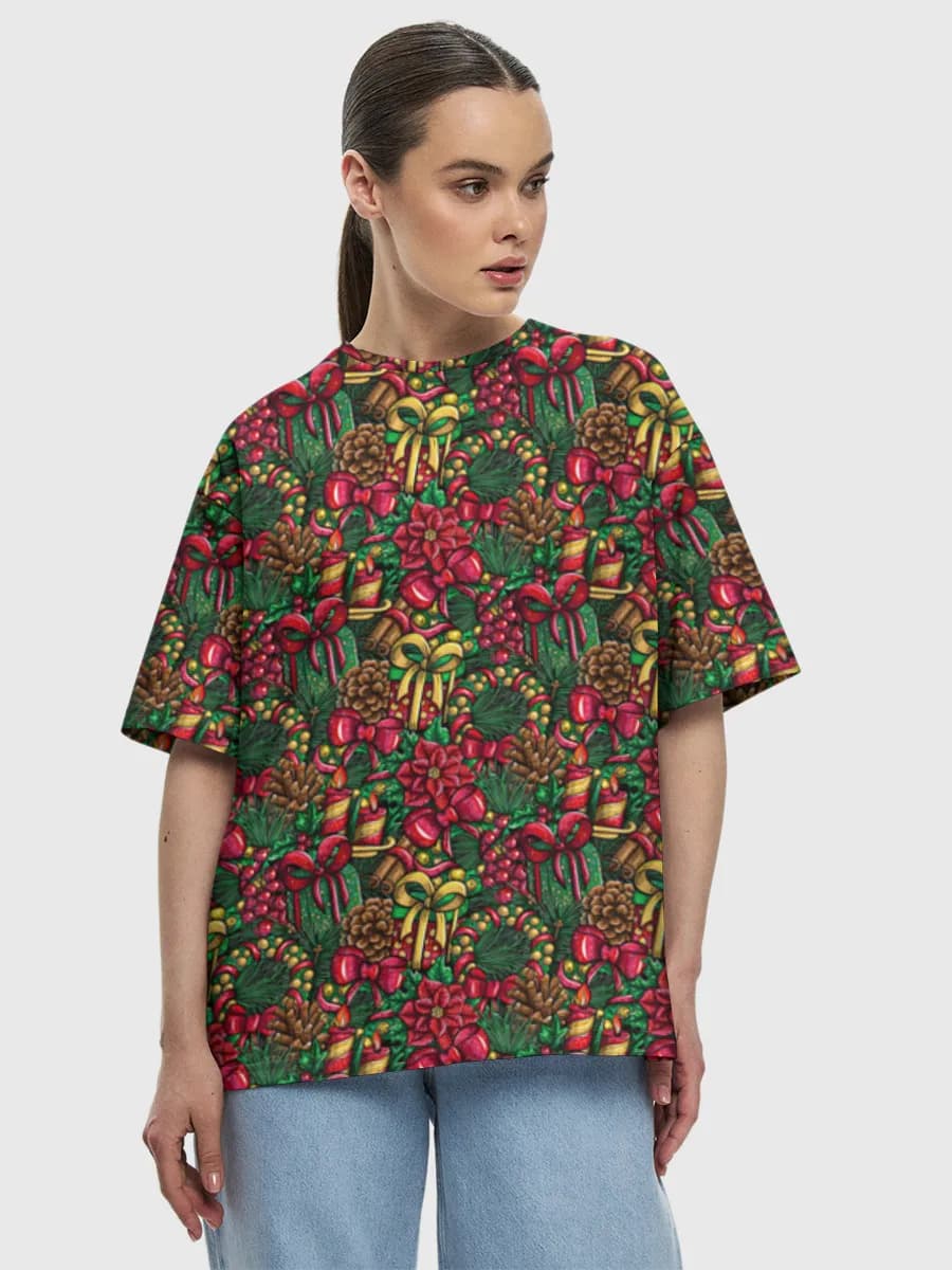 Women's oversized cotton T-shirt
