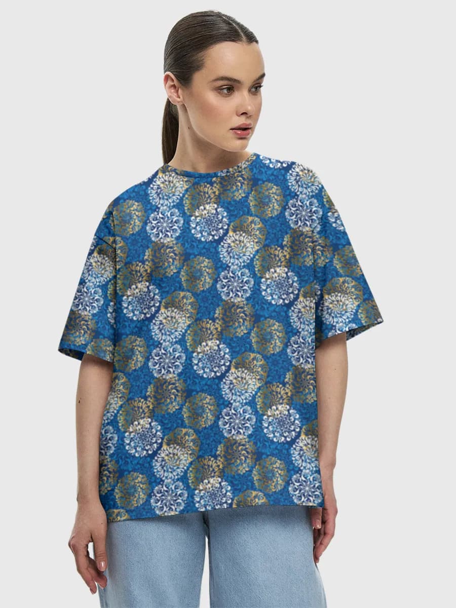Women's oversized cotton T-shirt