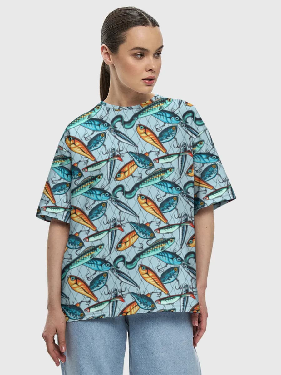 Women's oversized cotton T-shirt