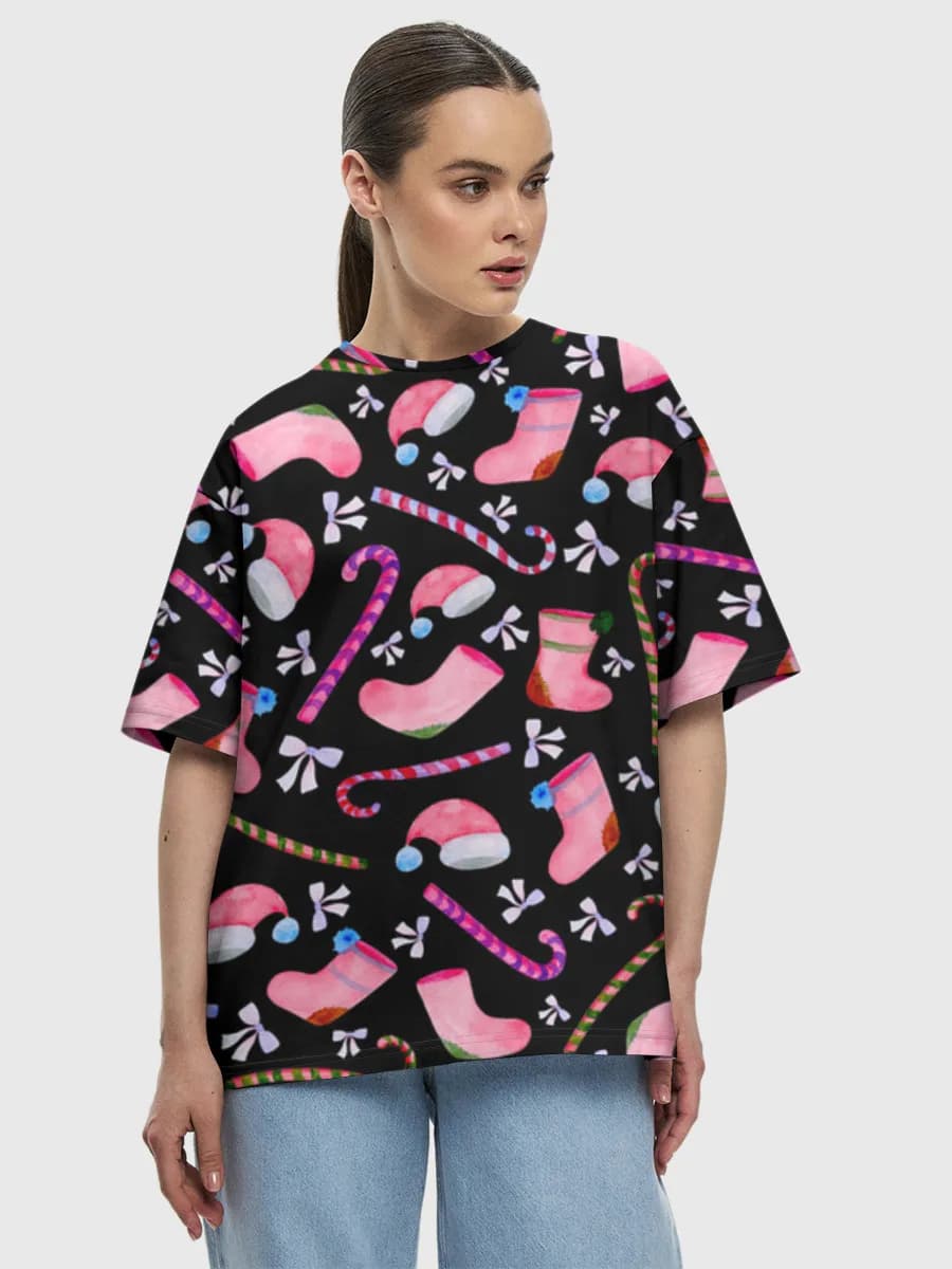 Women's oversized cotton T-shirt