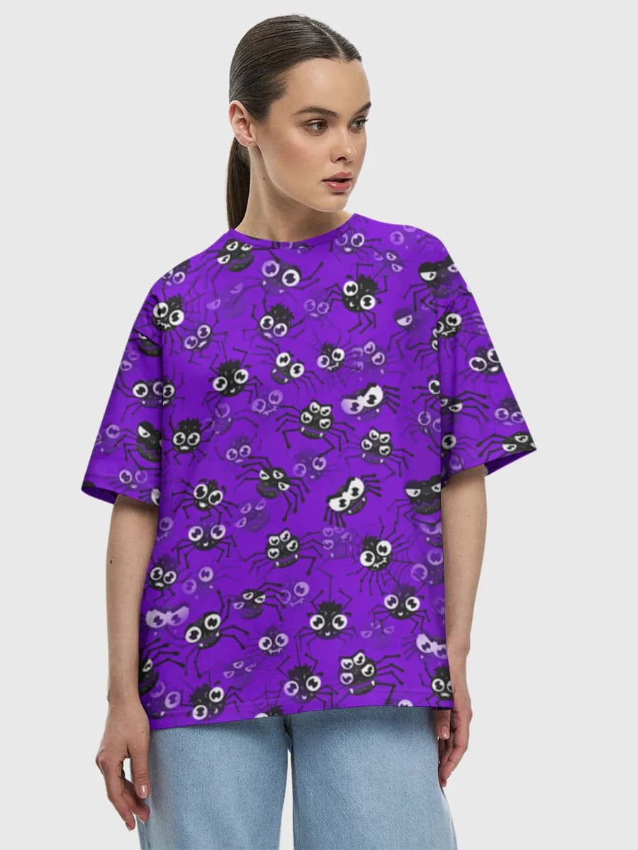 Women's oversized cotton T-shirt