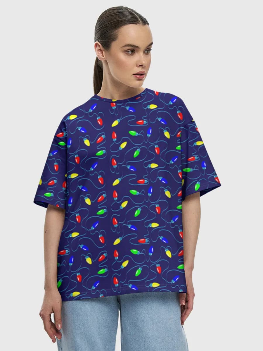 Women's oversized cotton T-shirt
