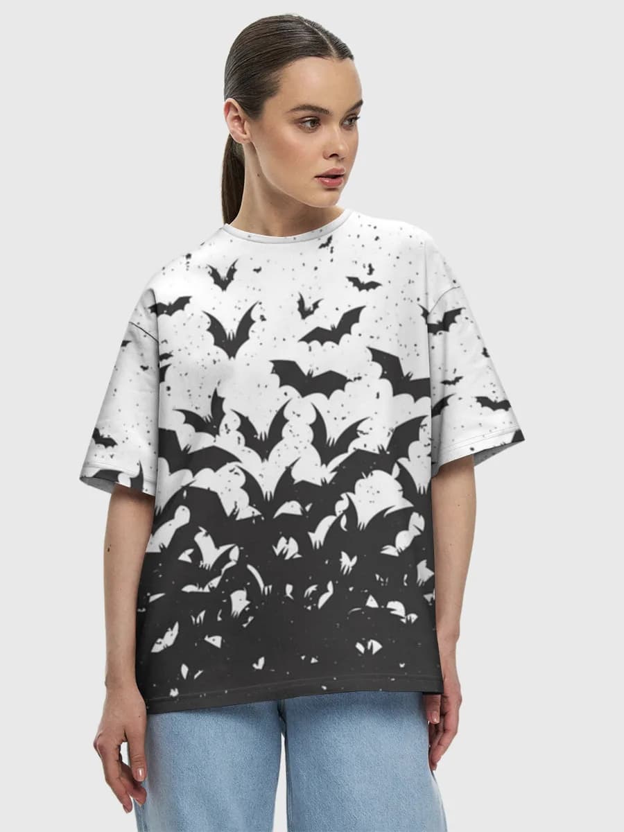 Women's oversized cotton T-shirt