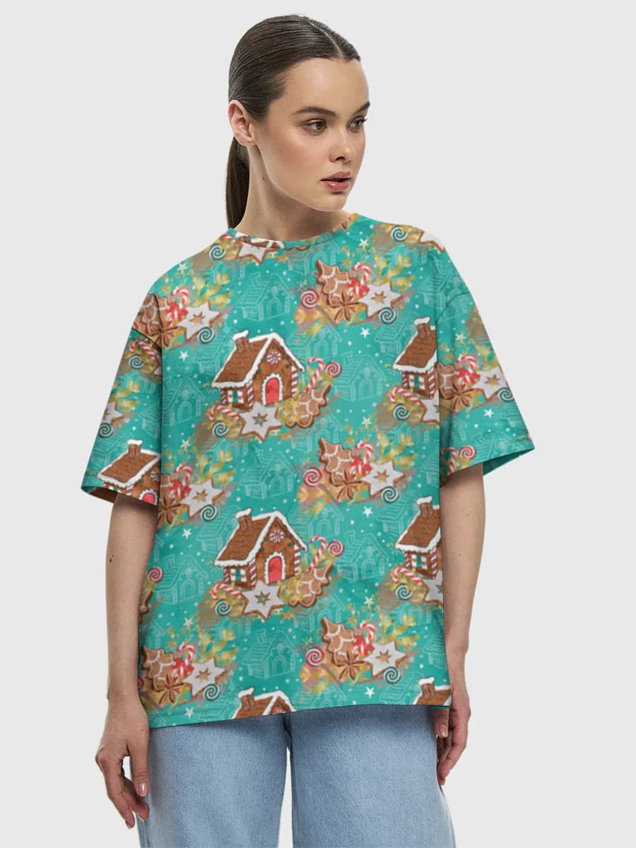 Women's oversized cotton T-shirt