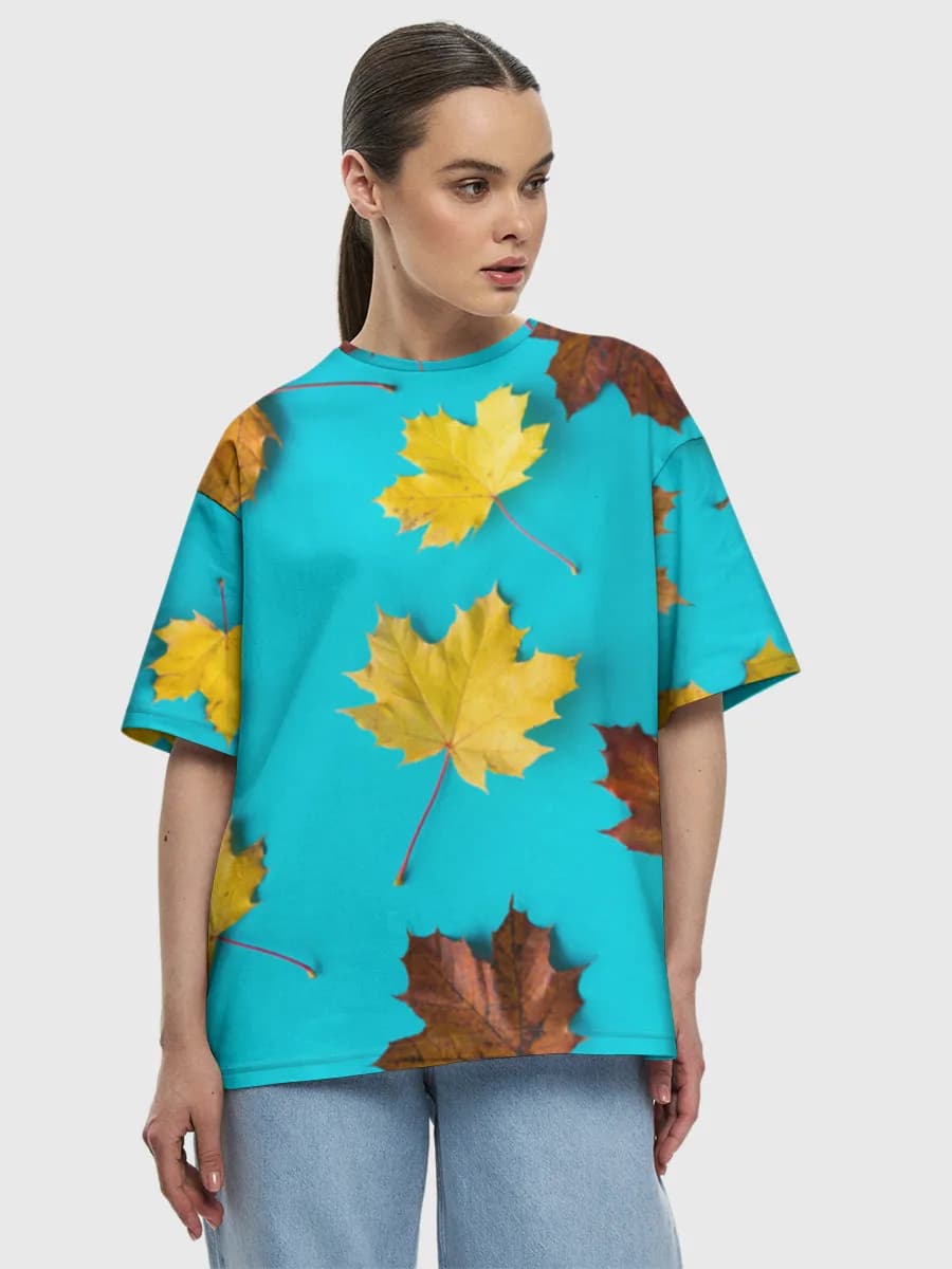 Women's oversized cotton T-shirt