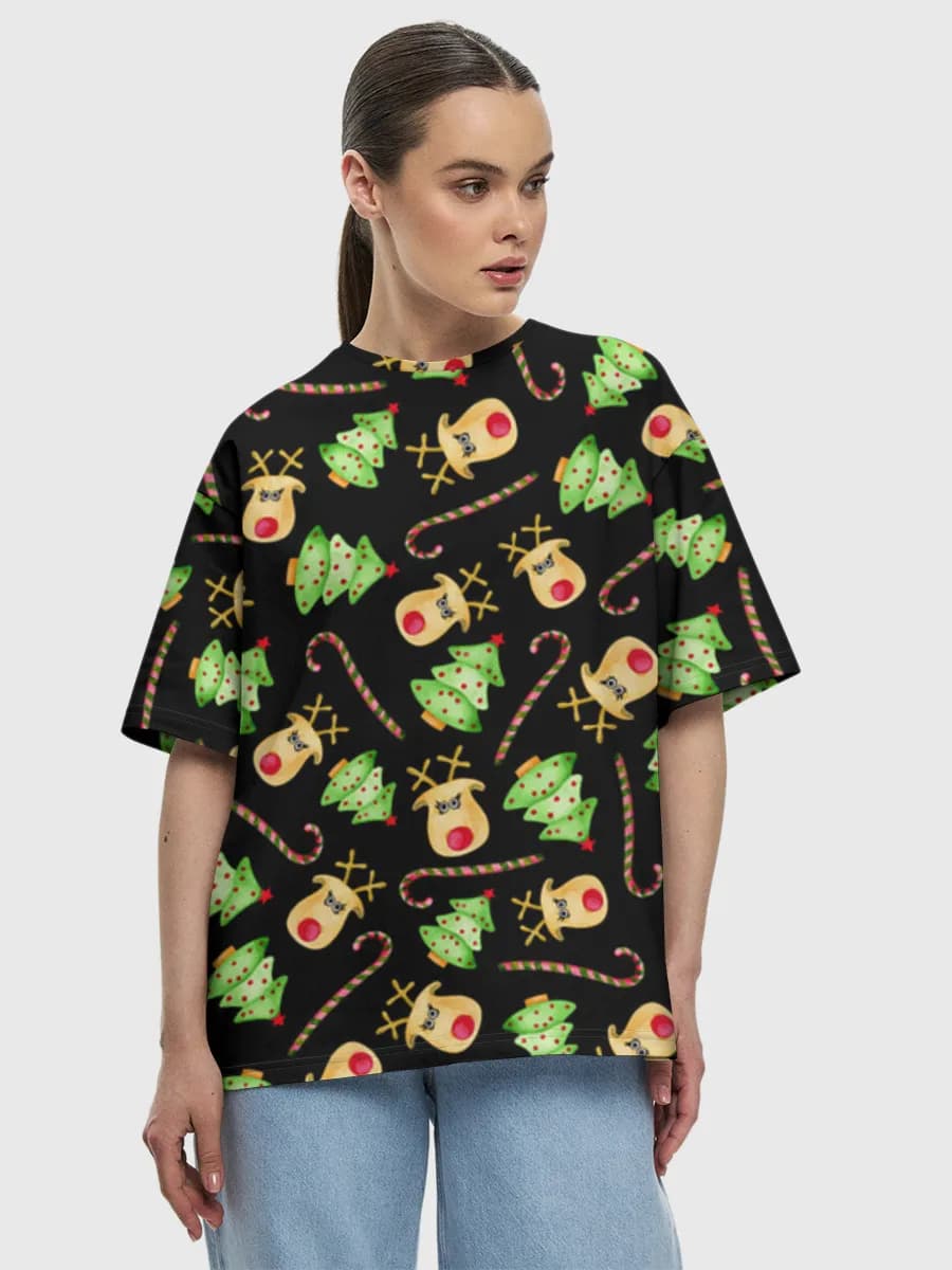 Women's oversized cotton T-shirt
