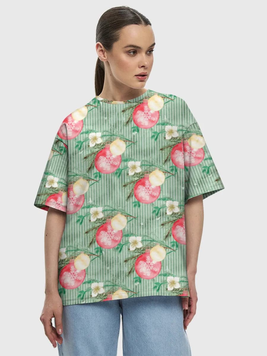 Women's oversized cotton T-shirt