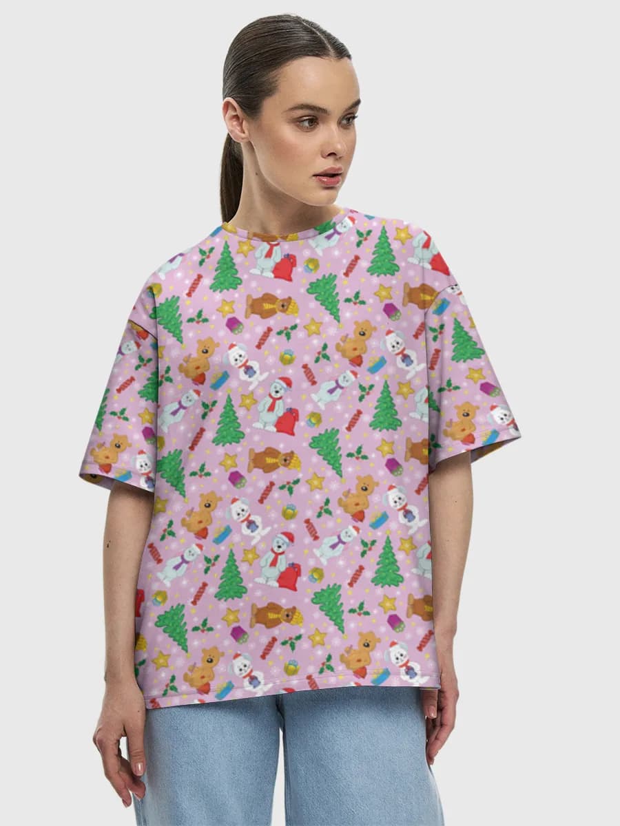 Women's oversized cotton T-shirt