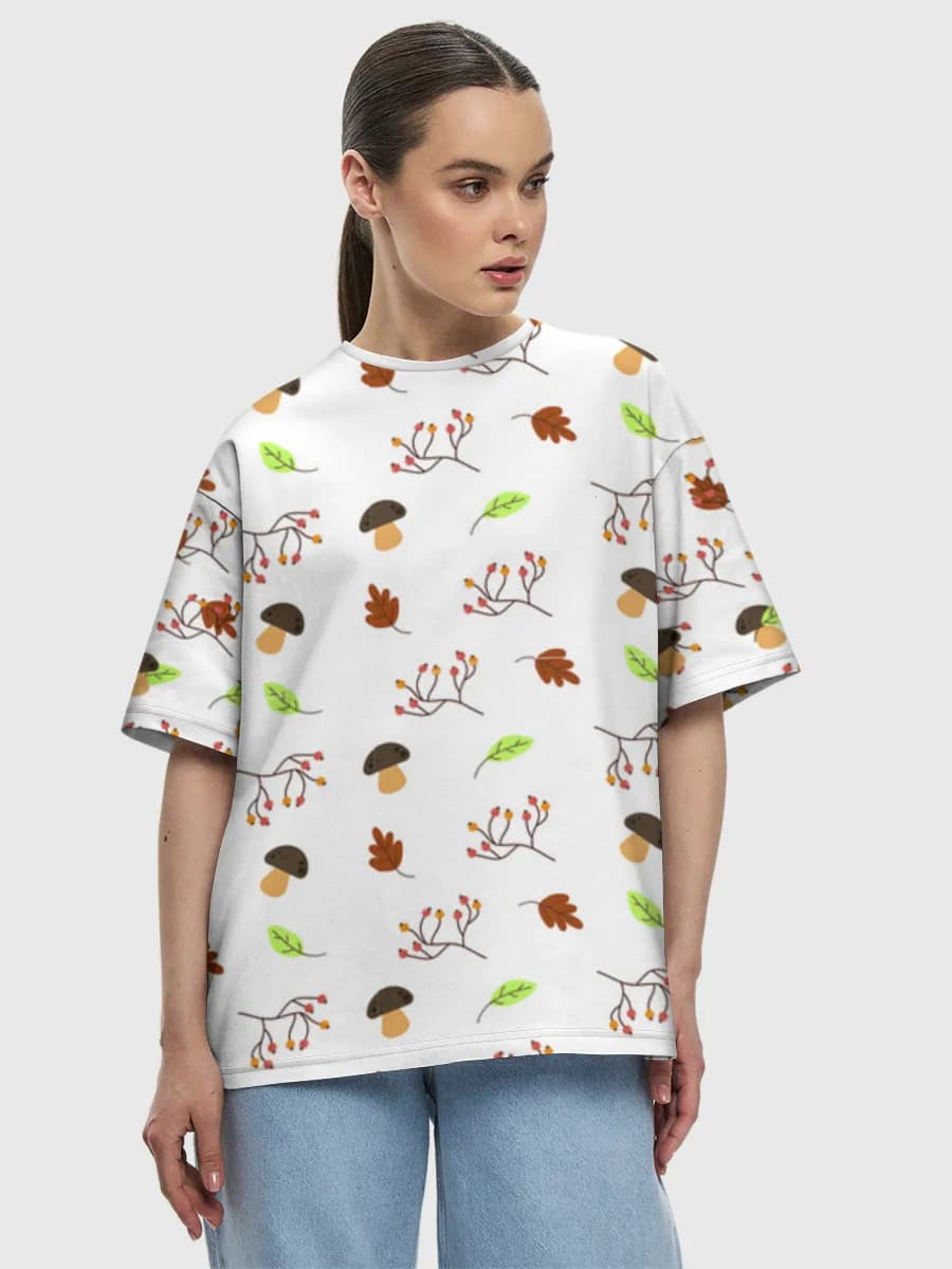 Women's oversized cotton T-shirt