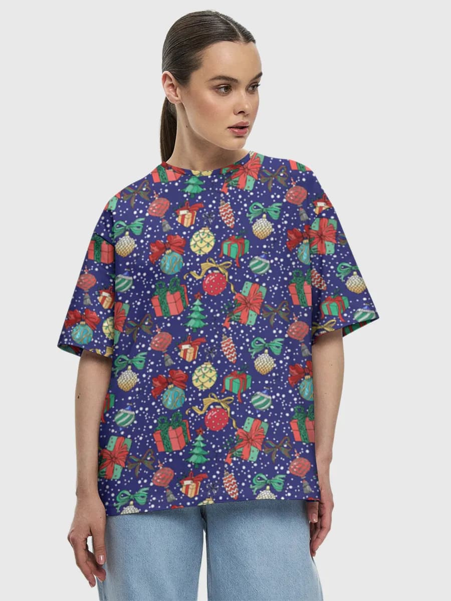 Women's oversized cotton T-shirt